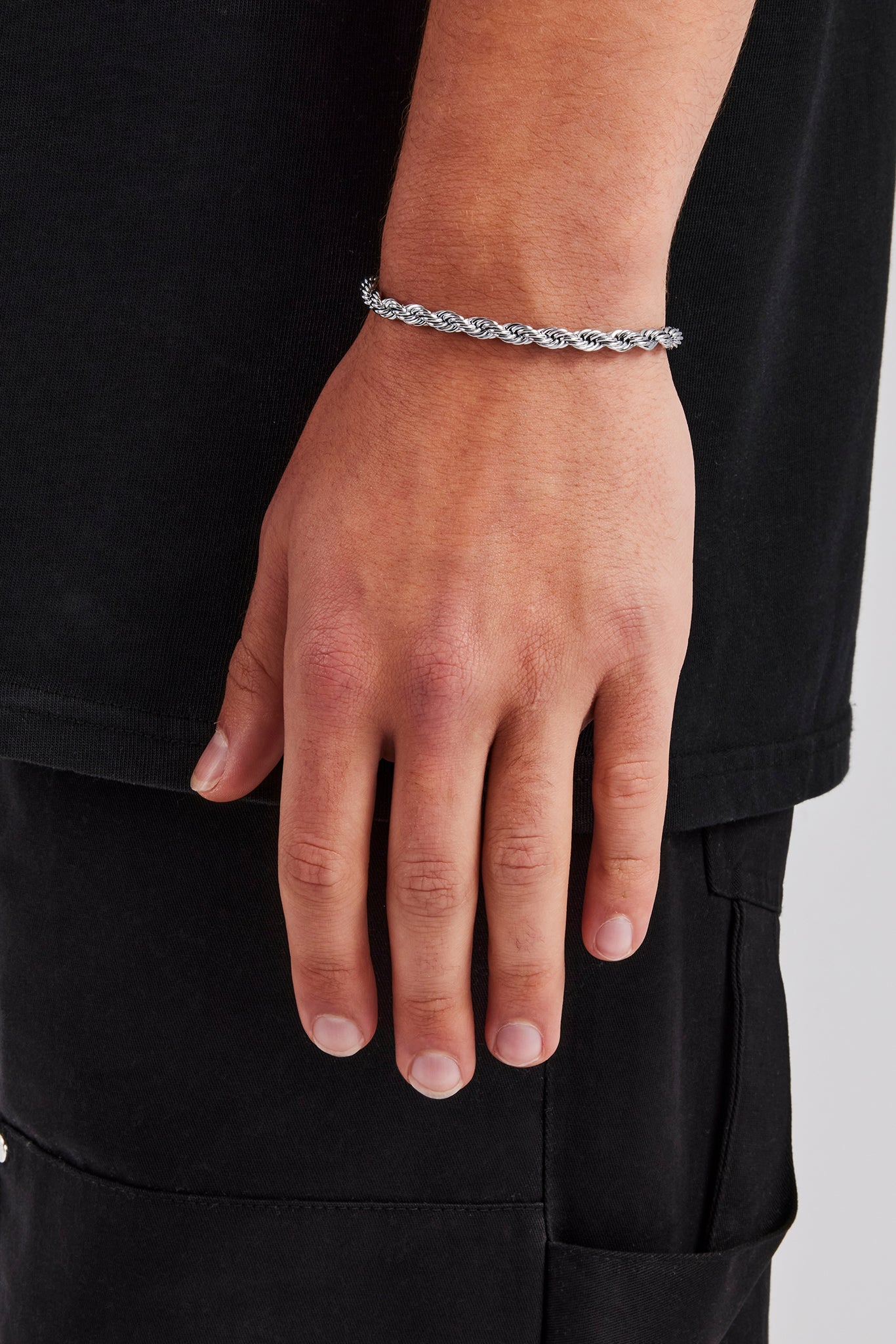 Rope Bracelet - 5mm - White