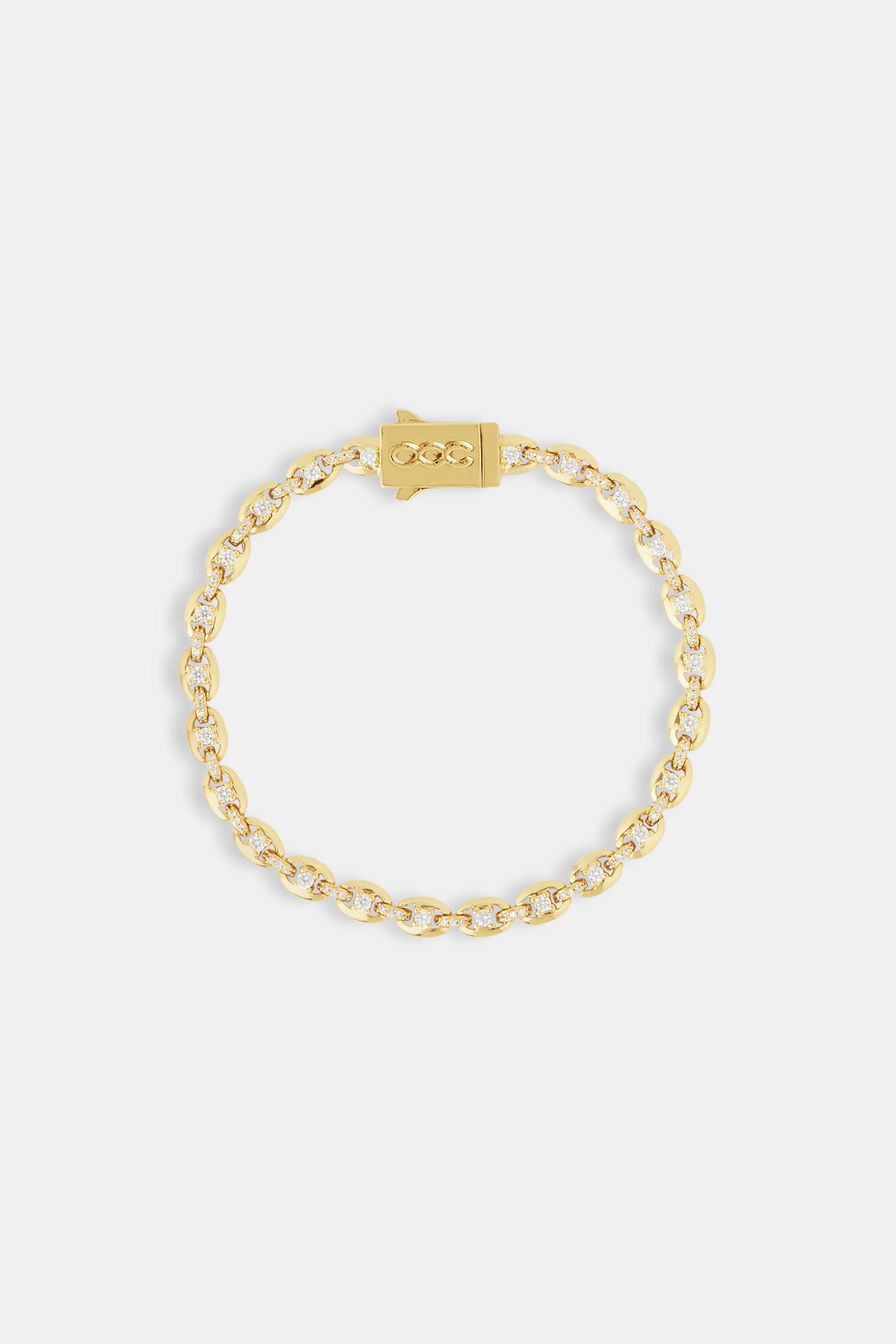 Polished & Iced Mix Bracelet - 5mm