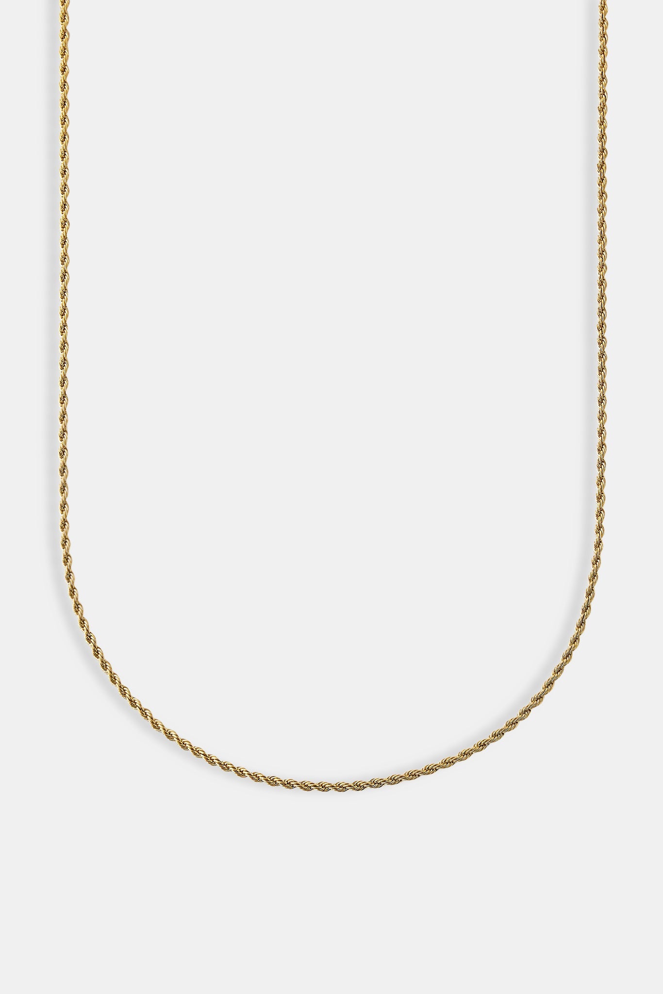 Micro Rope Chain - 1.5mm - Gold