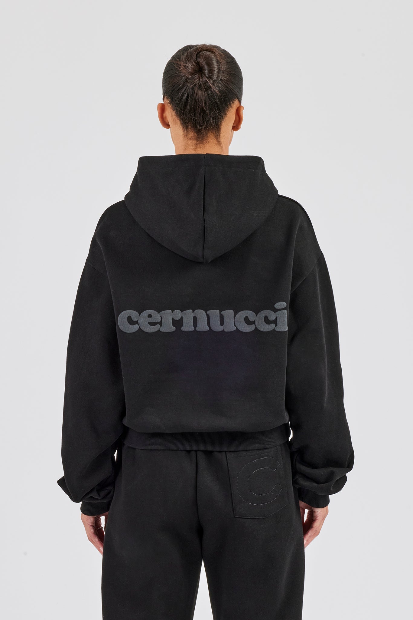 Cernucci Bubble Boxy Hoodie