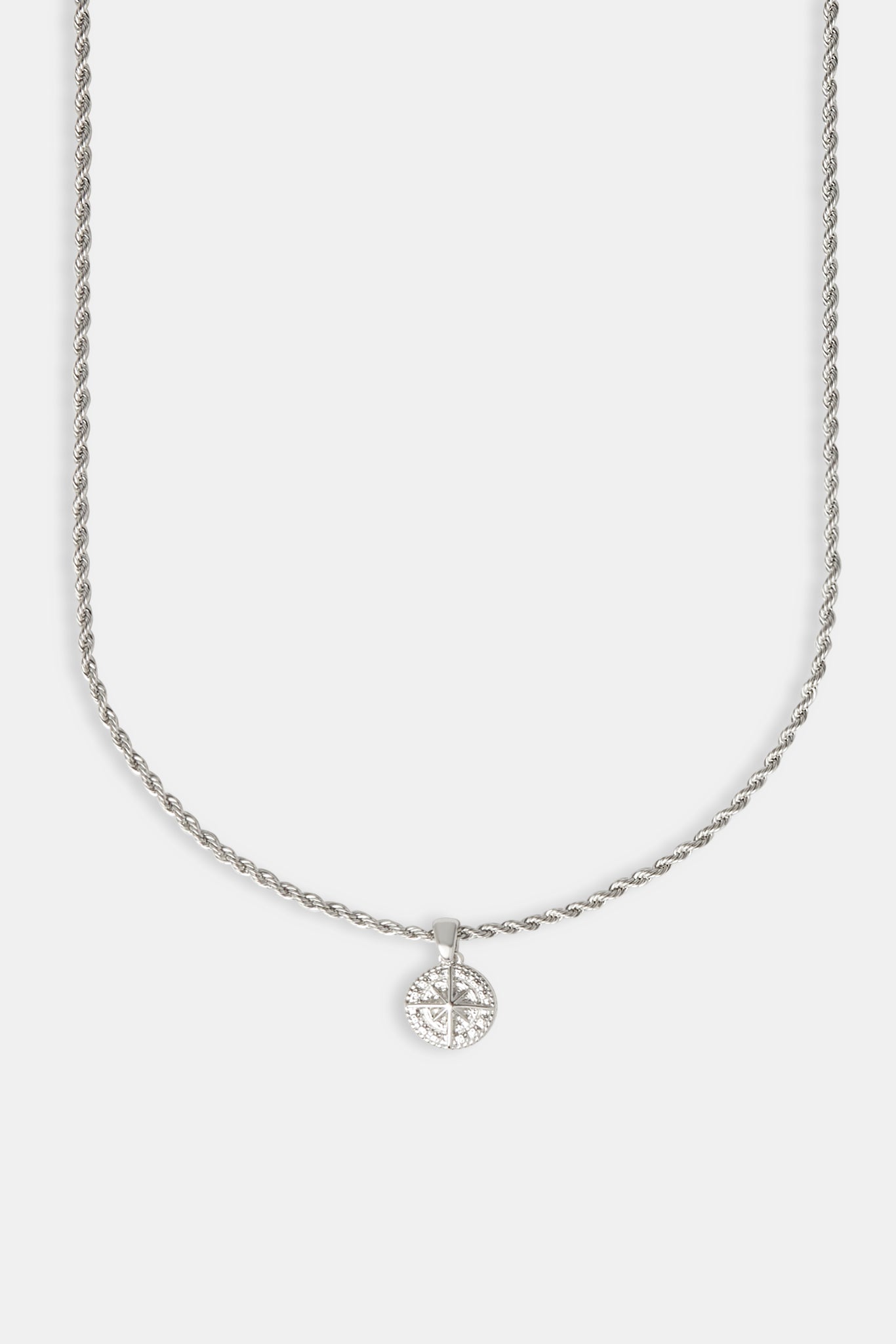 Micro Compass Rope Necklace - 12mm