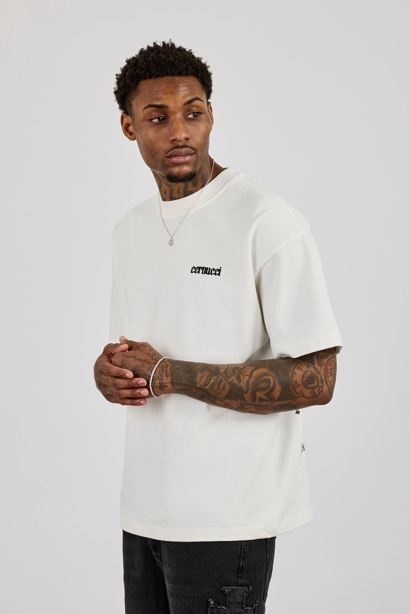 Oversized Rio Graphic Print T-Shirt - Off White