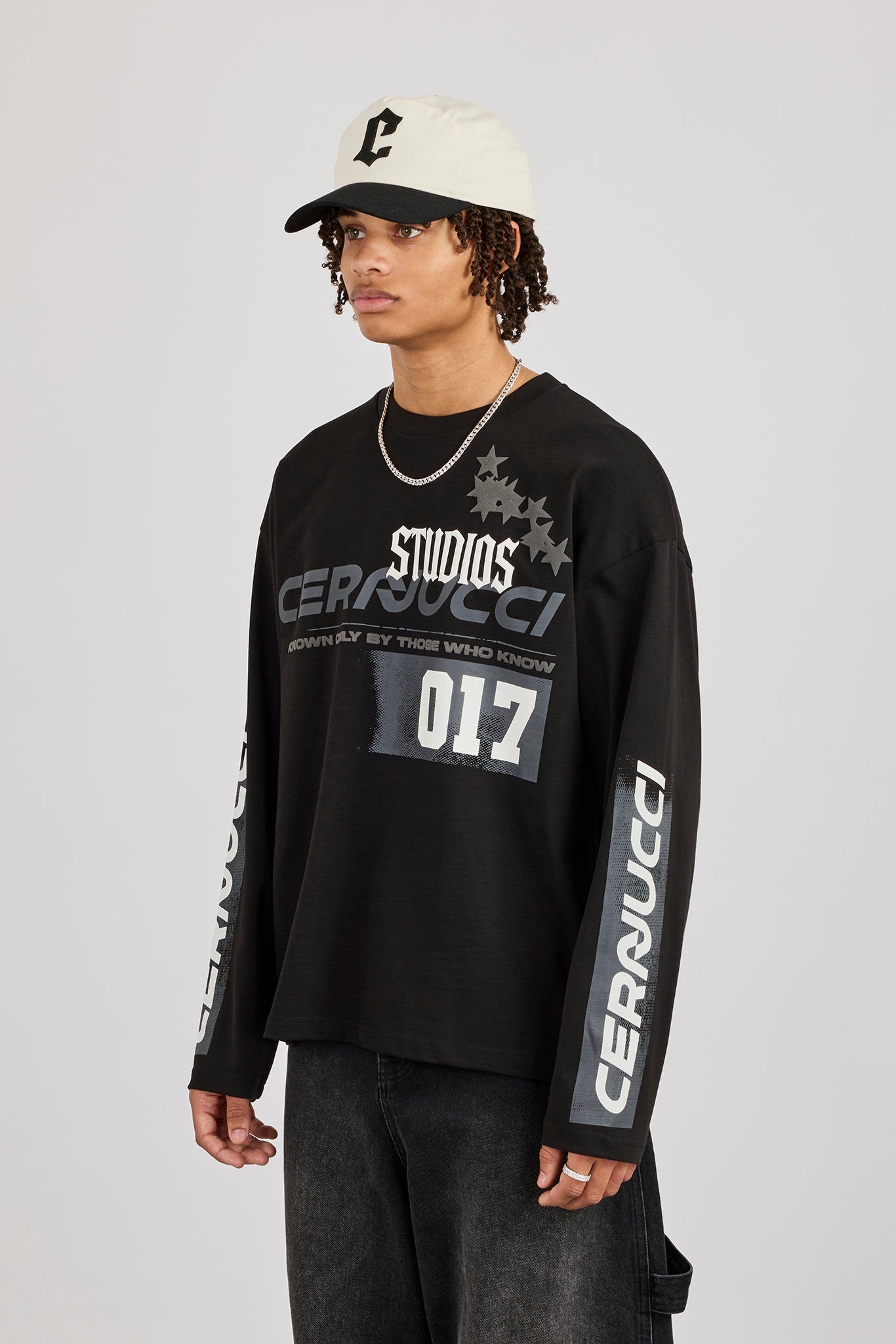 Cernucci 17 Studios Long Sleeve T-Shirt - Black