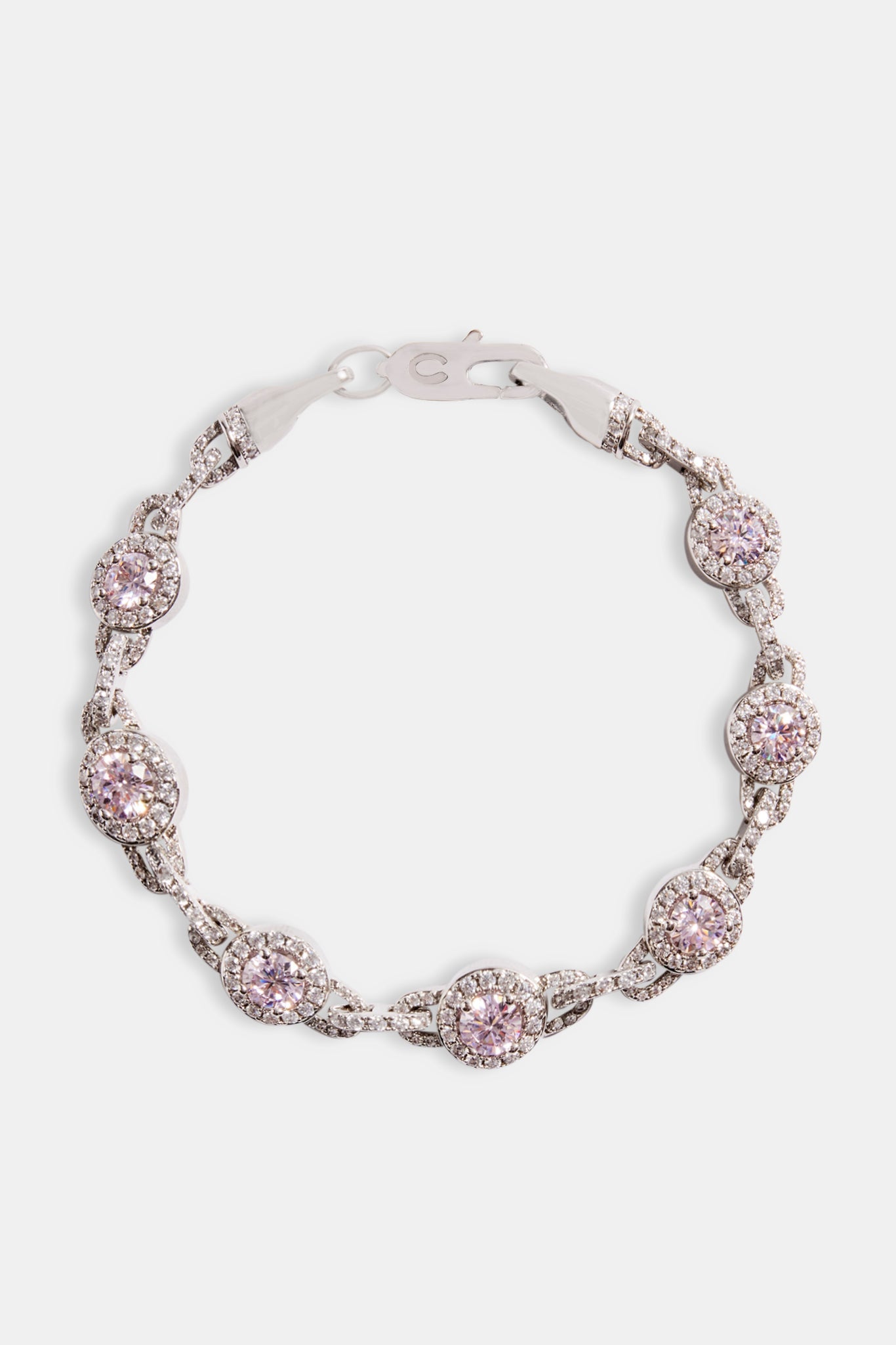 Pink Circle Link Bracelet main image 1