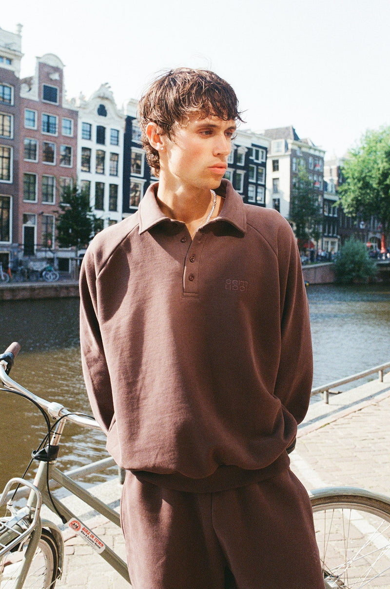 Rugby Sweater - Coffee