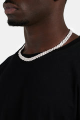 10mm Iced Prong Link Chain