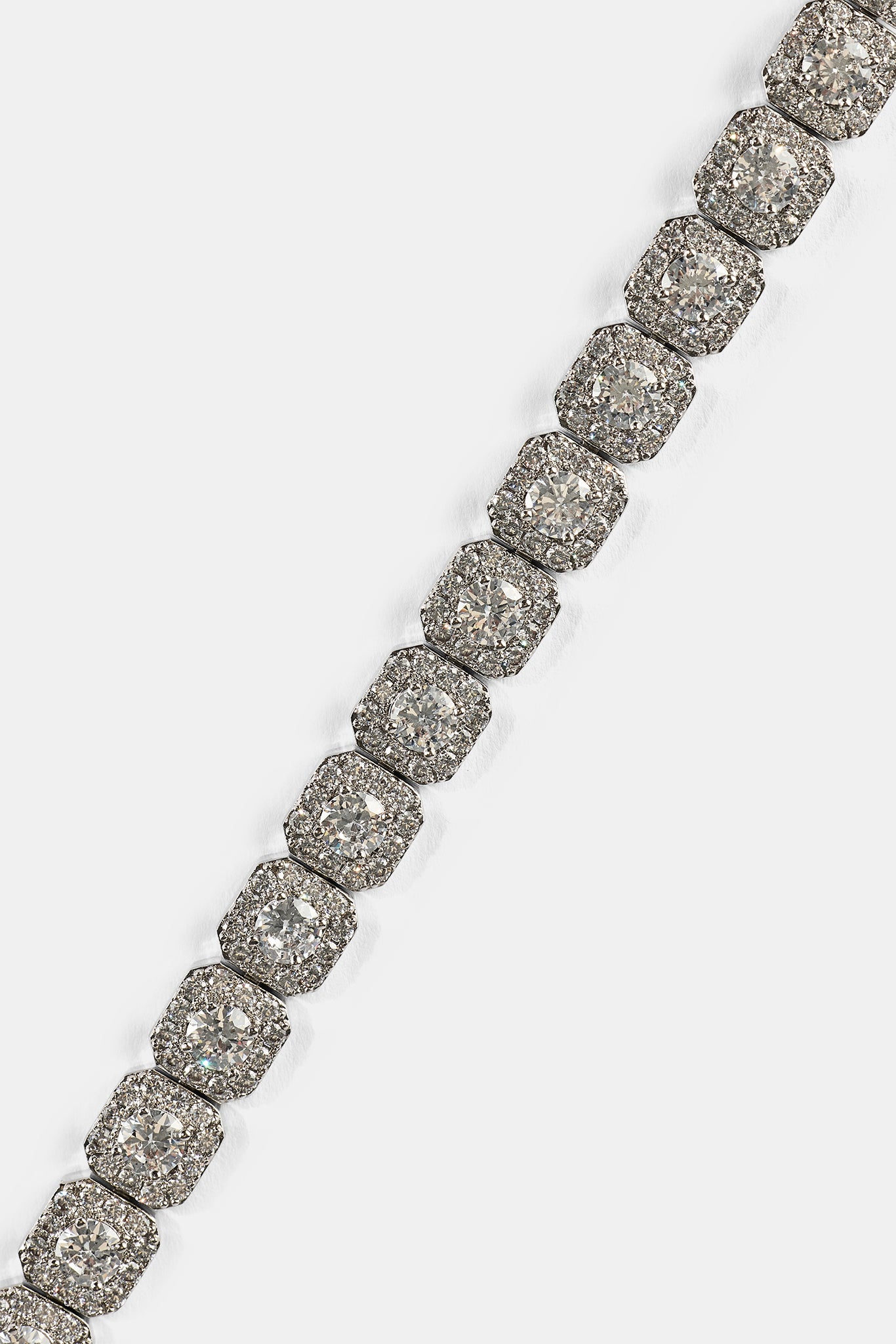10mm Clustered Tennis Bracelet