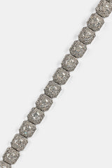 10mm Clustered Tennis Bracelet