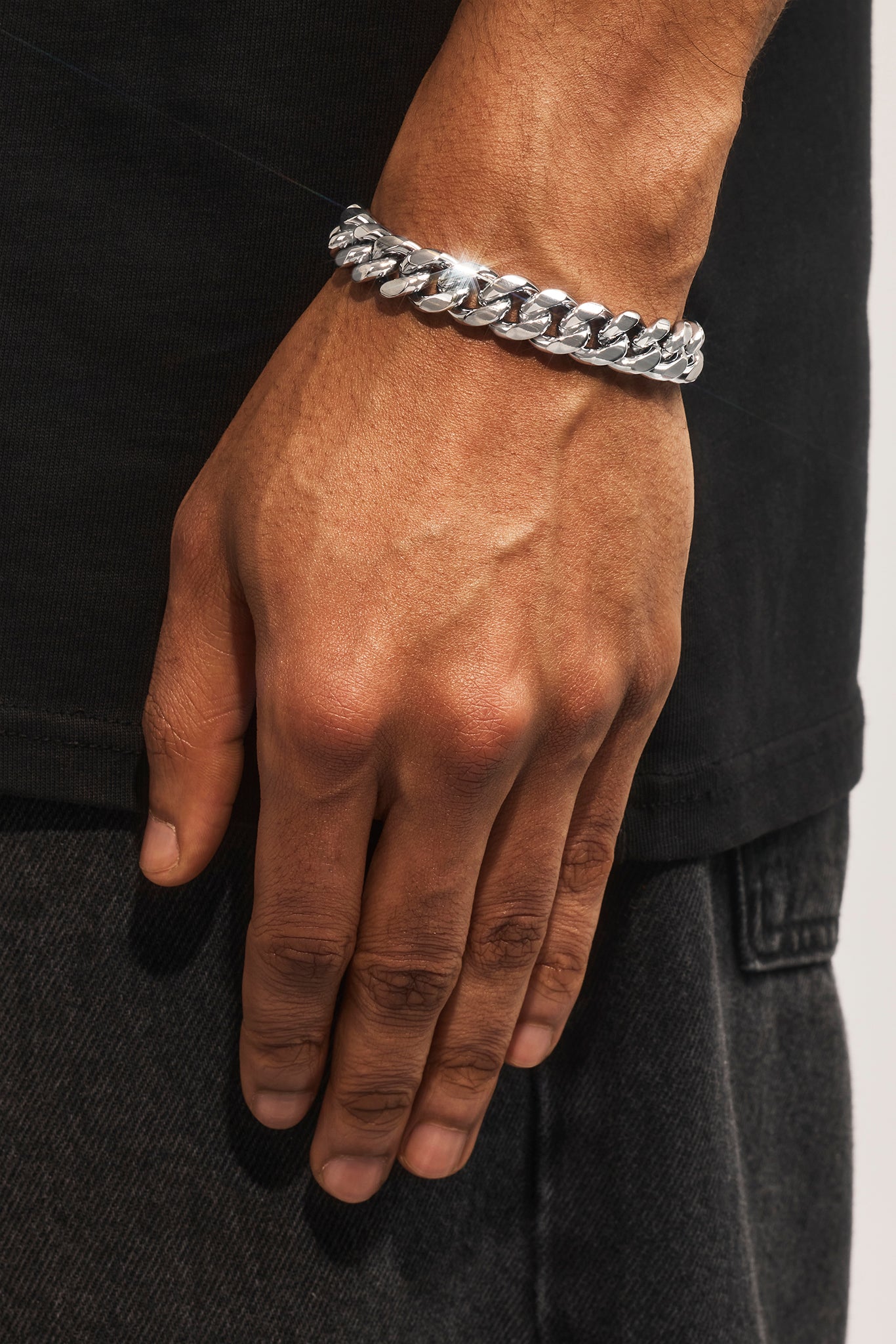 Miami Cuban Bracelet - 12mm - White