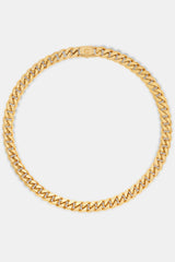 12mm Miami Cuban Link Chain - Gold