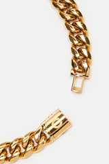 12mm Miami Cuban Link Chain - Gold