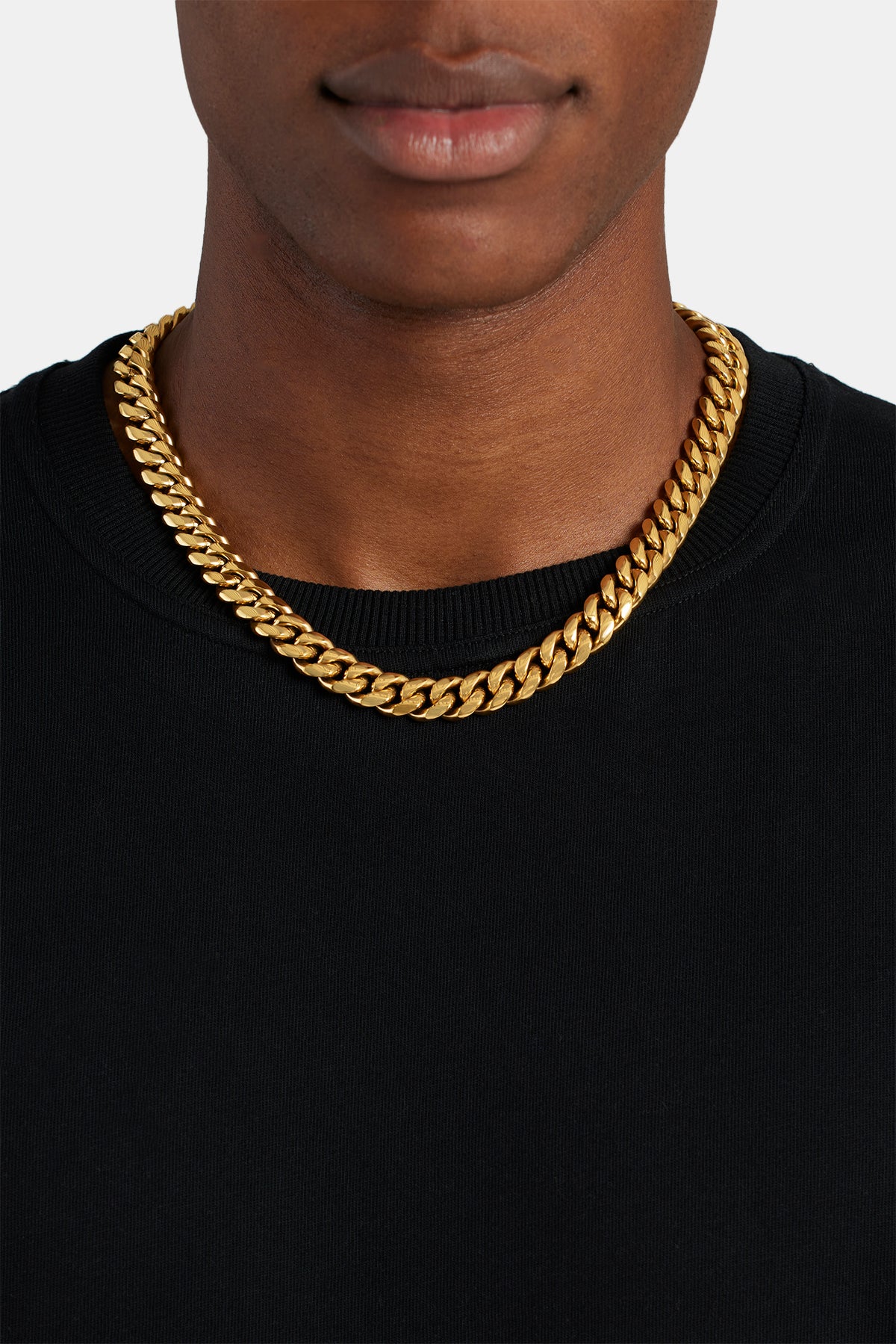 12mm Miami Cuban Link Chain - Gold – Cernucci US
