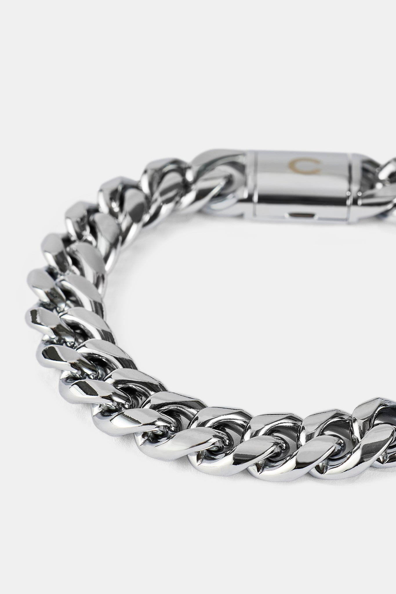 Miami Cuban Link Bracelet - 12mm - White