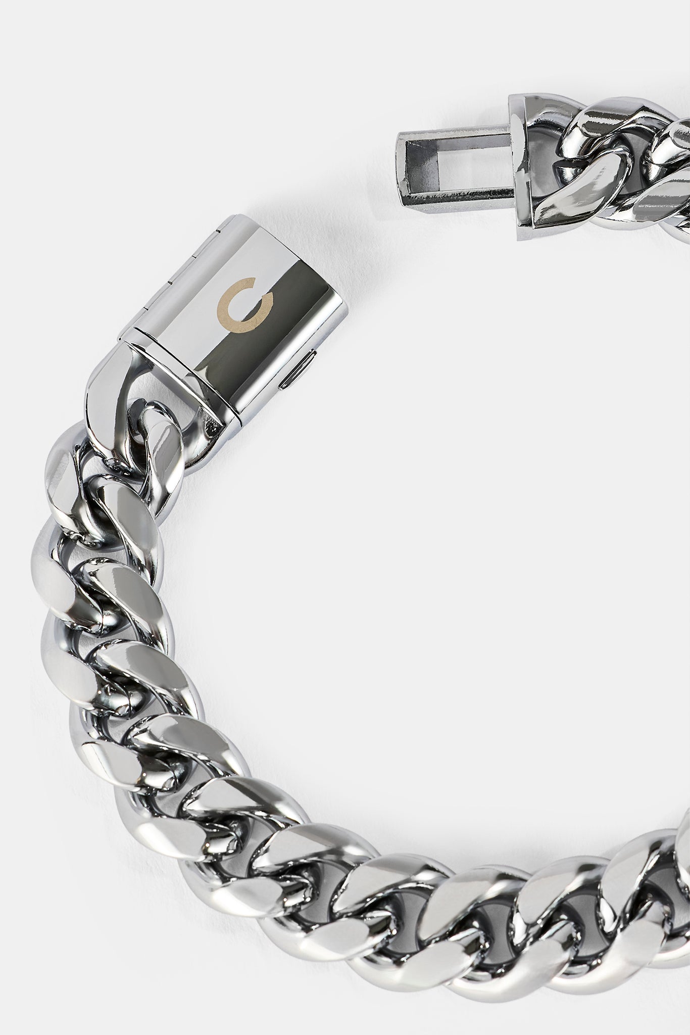 Miami Cuban Link Bracelet - 12mm - White