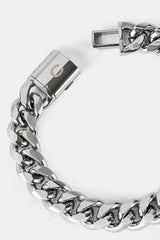 Miami Cuban Link Bracelet - 12mm - White
