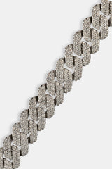 Prong Cuban Chain - 14mm - White