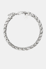 Polished Diamond Cut Bracelet - 5mm