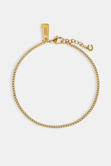 2mm Curb Bracelet - Gold