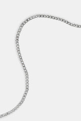 2mm Curb Bracelet - White