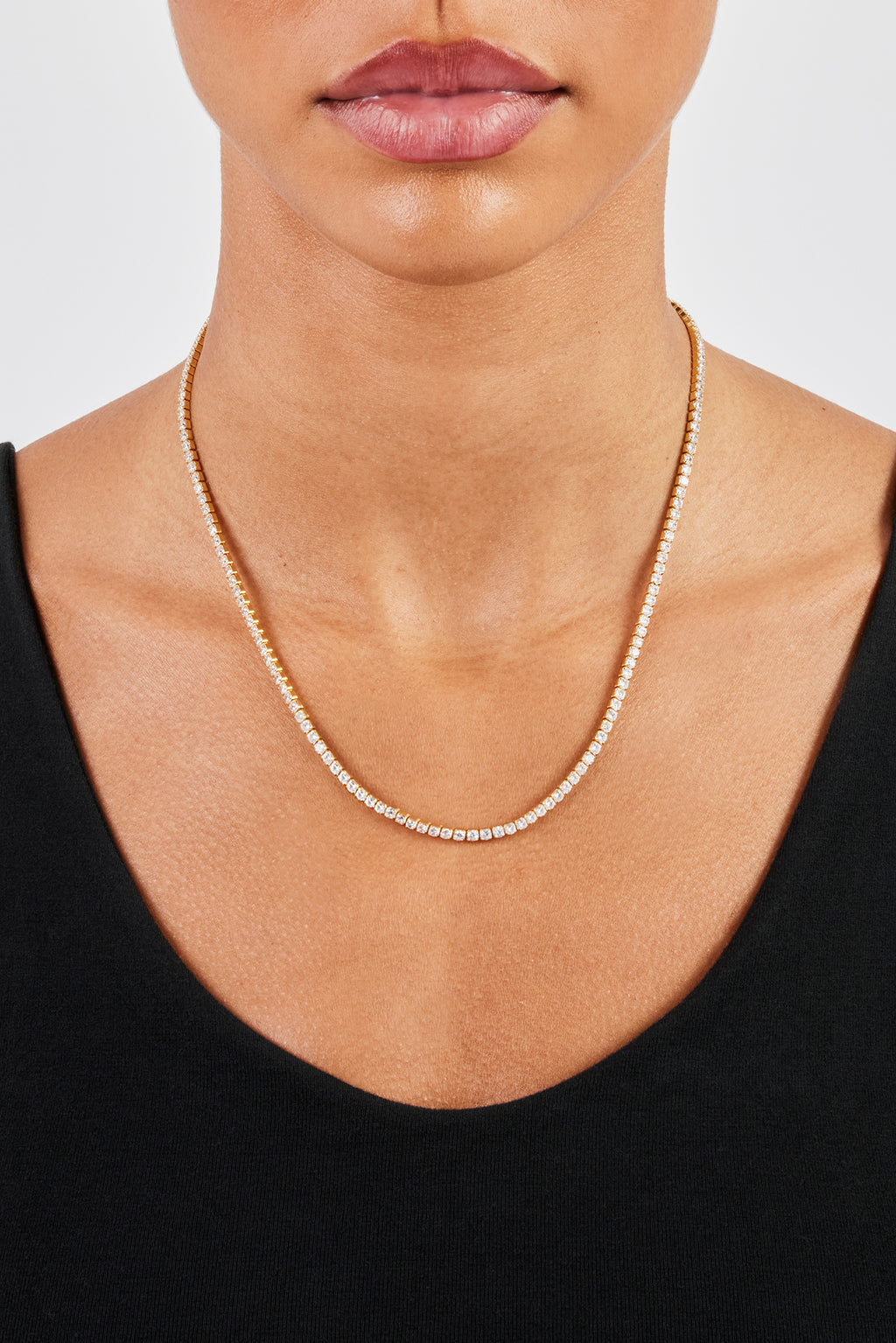 Micro Tennis Chain Rapper Chain Womens 2.5mm Micro Tennis Chain - Gold | Womens Chains | Shop Tennis ...