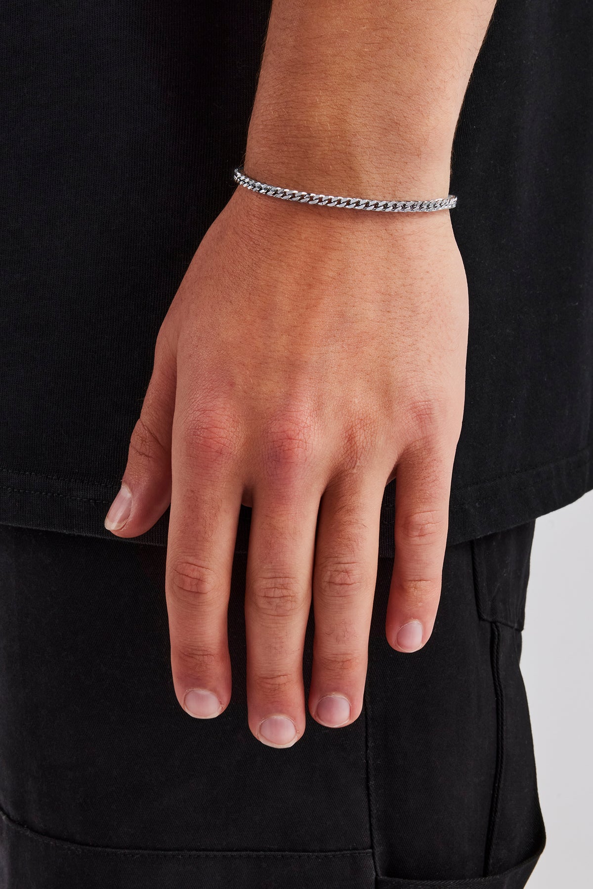 Franco Bracelet - 3mm - White – Cernucci US