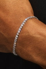 3mm Tennis Chain & Bracelet - White
