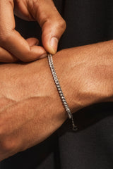 3mm Franco Chain & Bracelet - White