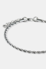 Rope Bracelet - 3mm - White