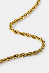 3mm Rope Chain - Gold