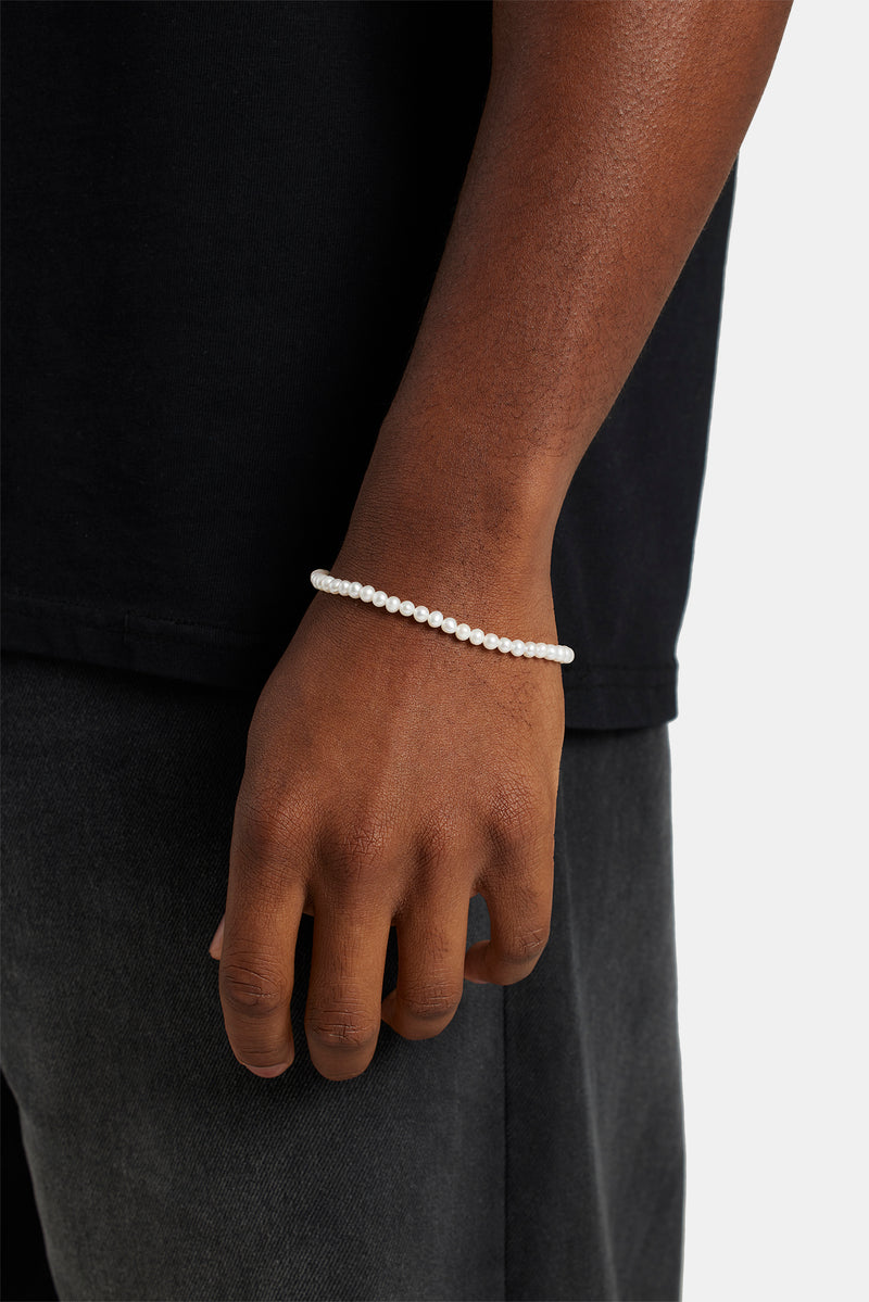 4mm Pearl Bracelet