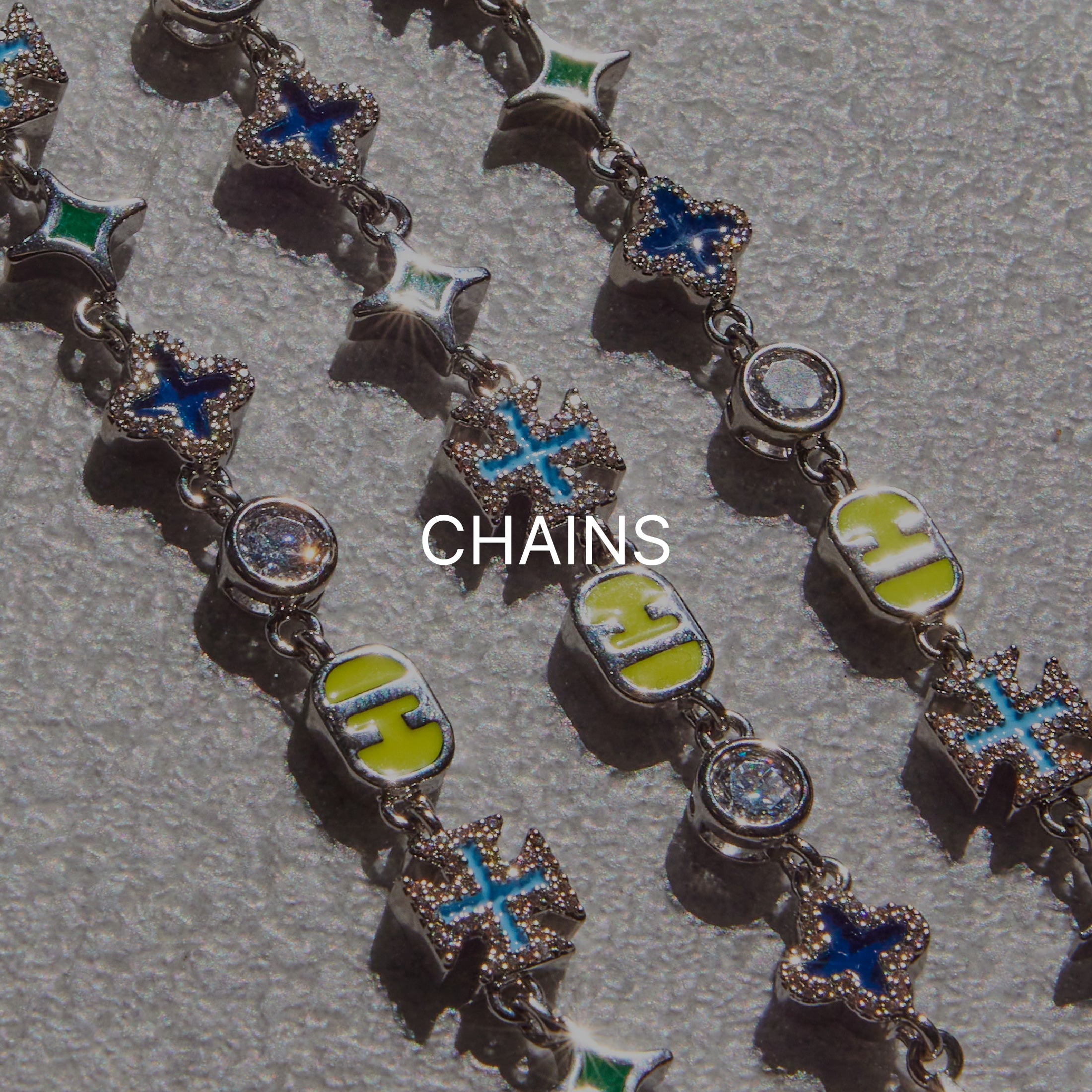 Mixed Shape Tennis Chain – Cernucci US