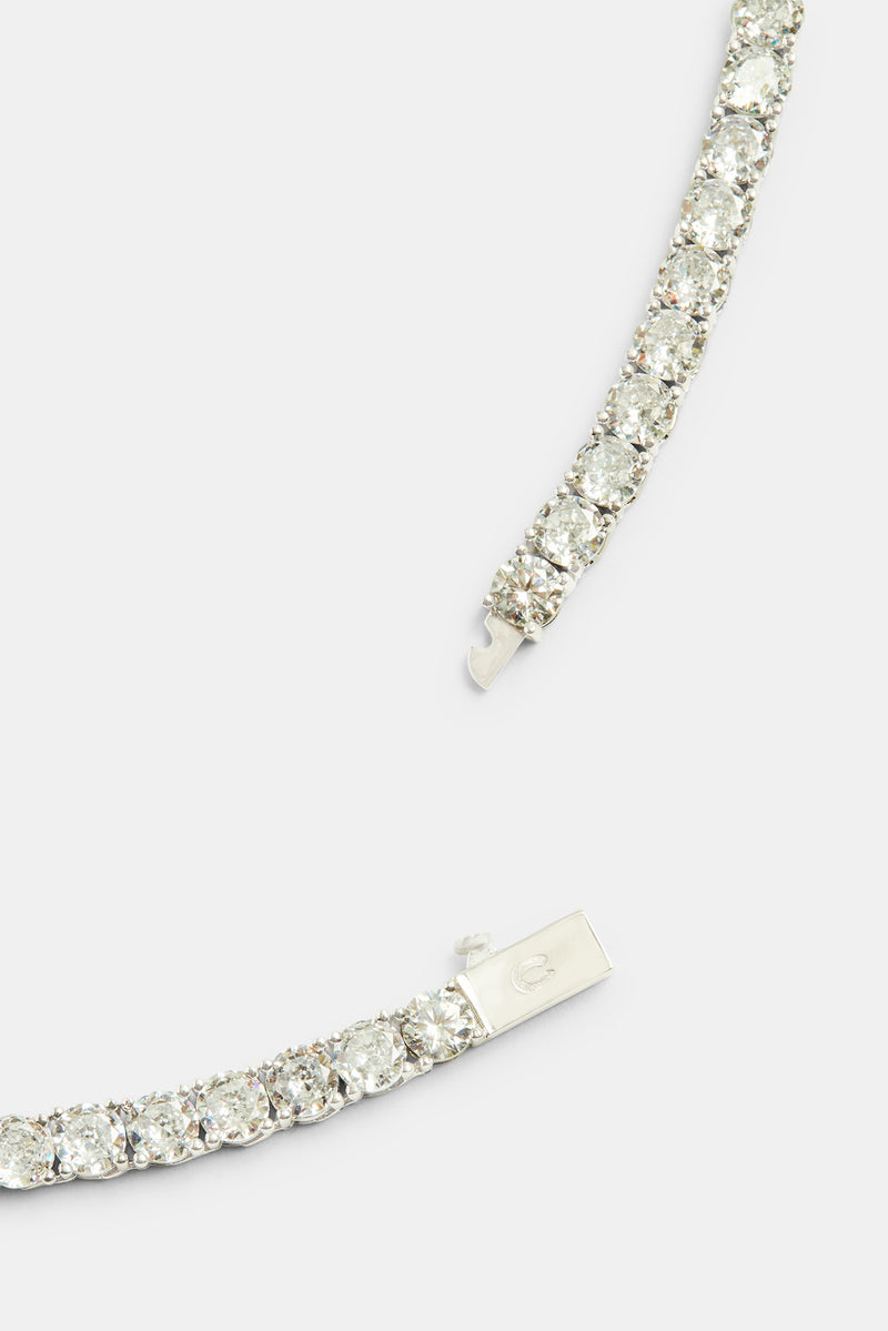 5mm Iced CZ Butterfly Tennis Necklace