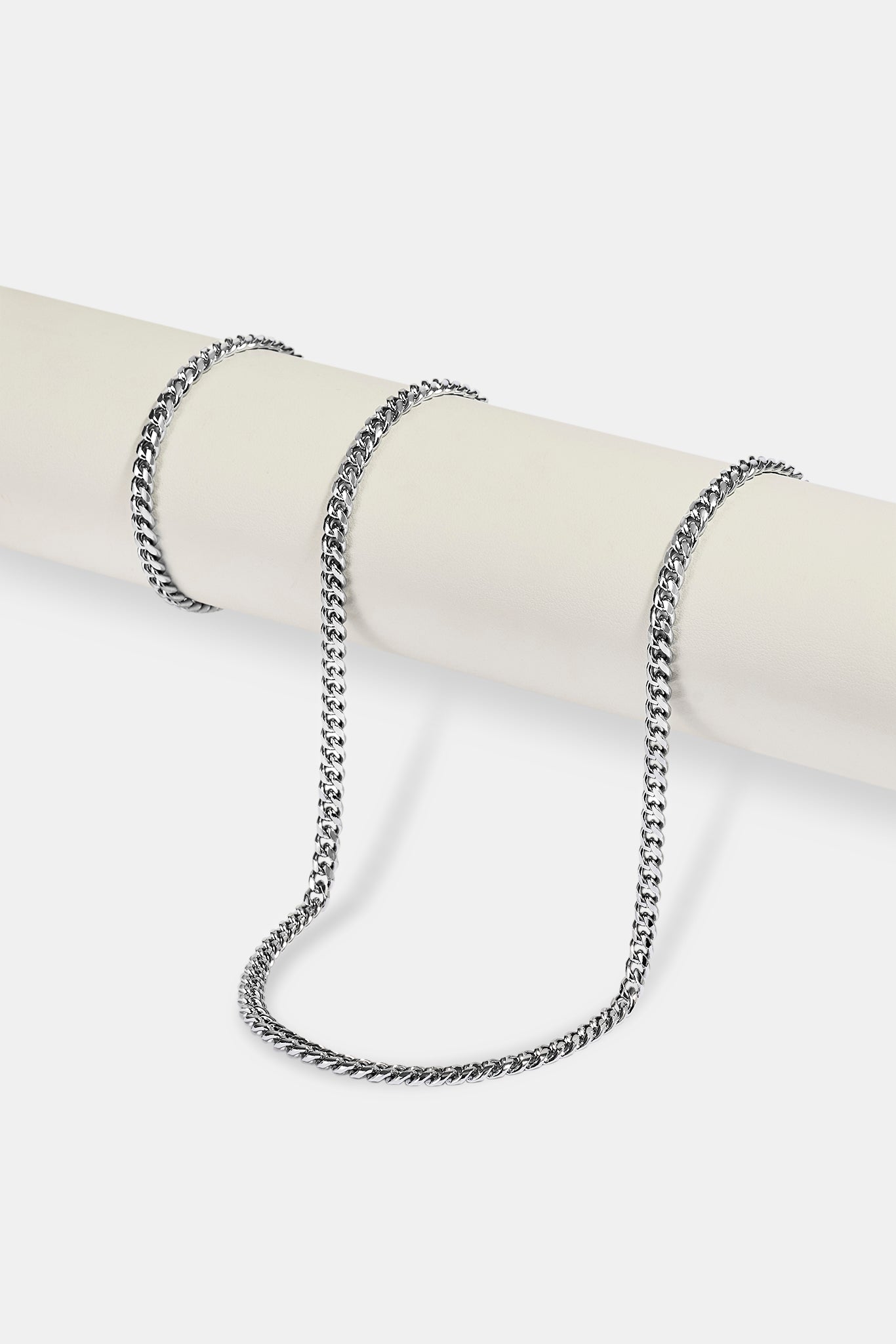 5mm Miami Cuban Chain & Bracelet - White