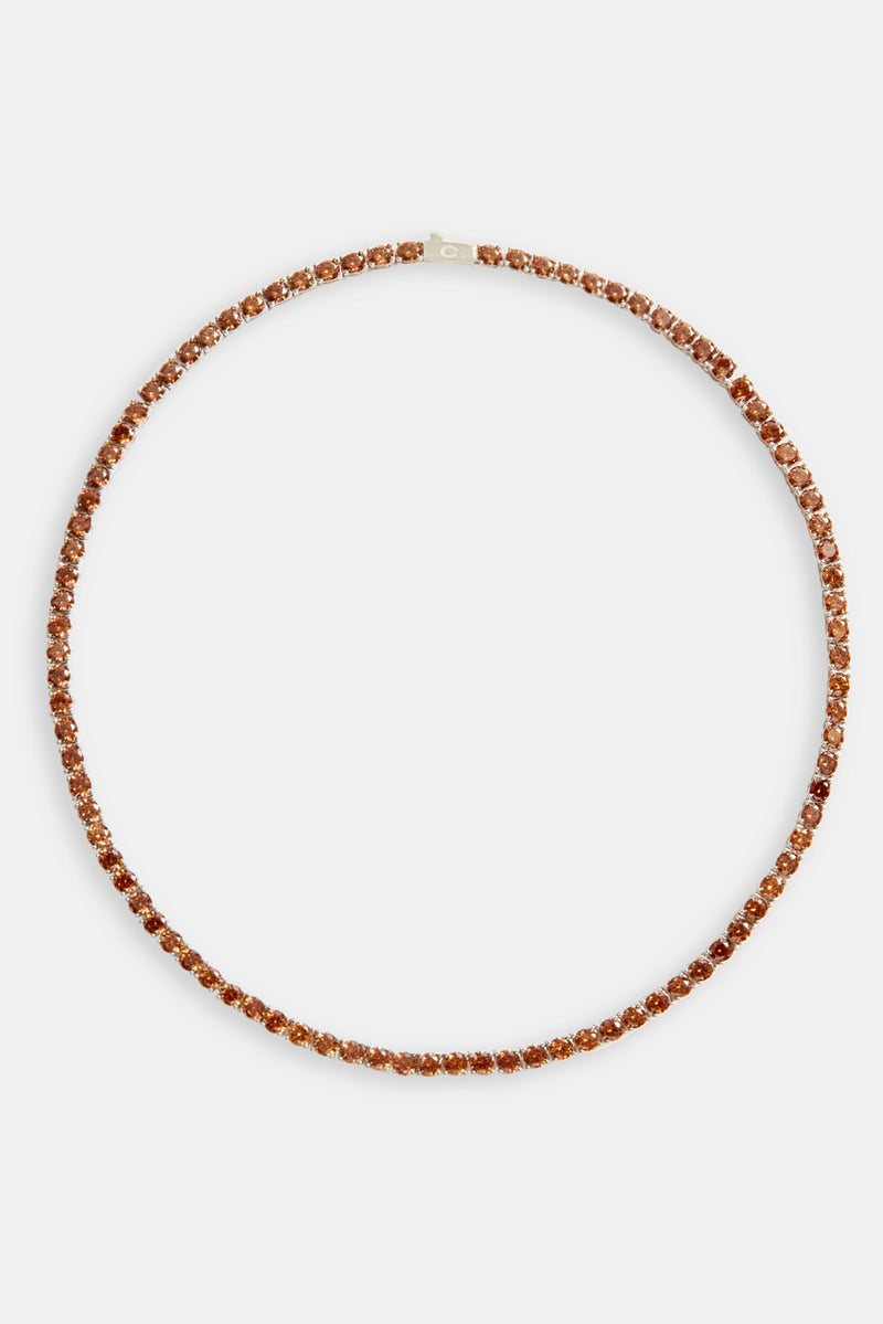 5mm Tennis Chain - Coffee