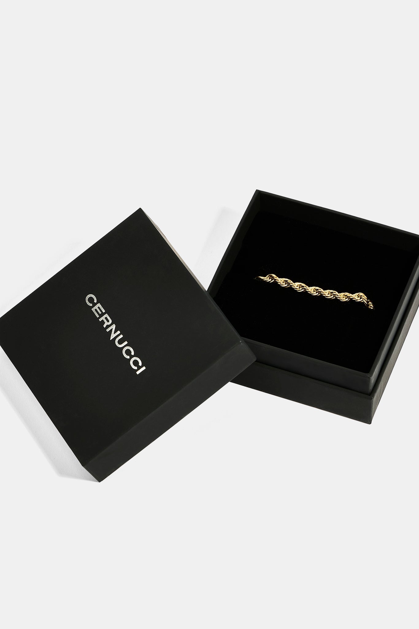 Gold Plated 5mm Rope Bracelet & Medium Premium Gift Box