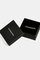 Gold Plated 5mm Rope Bracelet & Medium Premium Gift Box