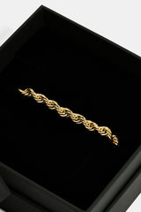 Gold Plated 5mm Rope Bracelet & Medium Premium Gift Box