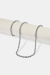 Rope Bracelet & Chain - 5mm - White