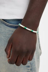 6mm Pearl Bracelet - Green Alternate