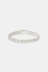 7mm Clustered Tennis Bracelet