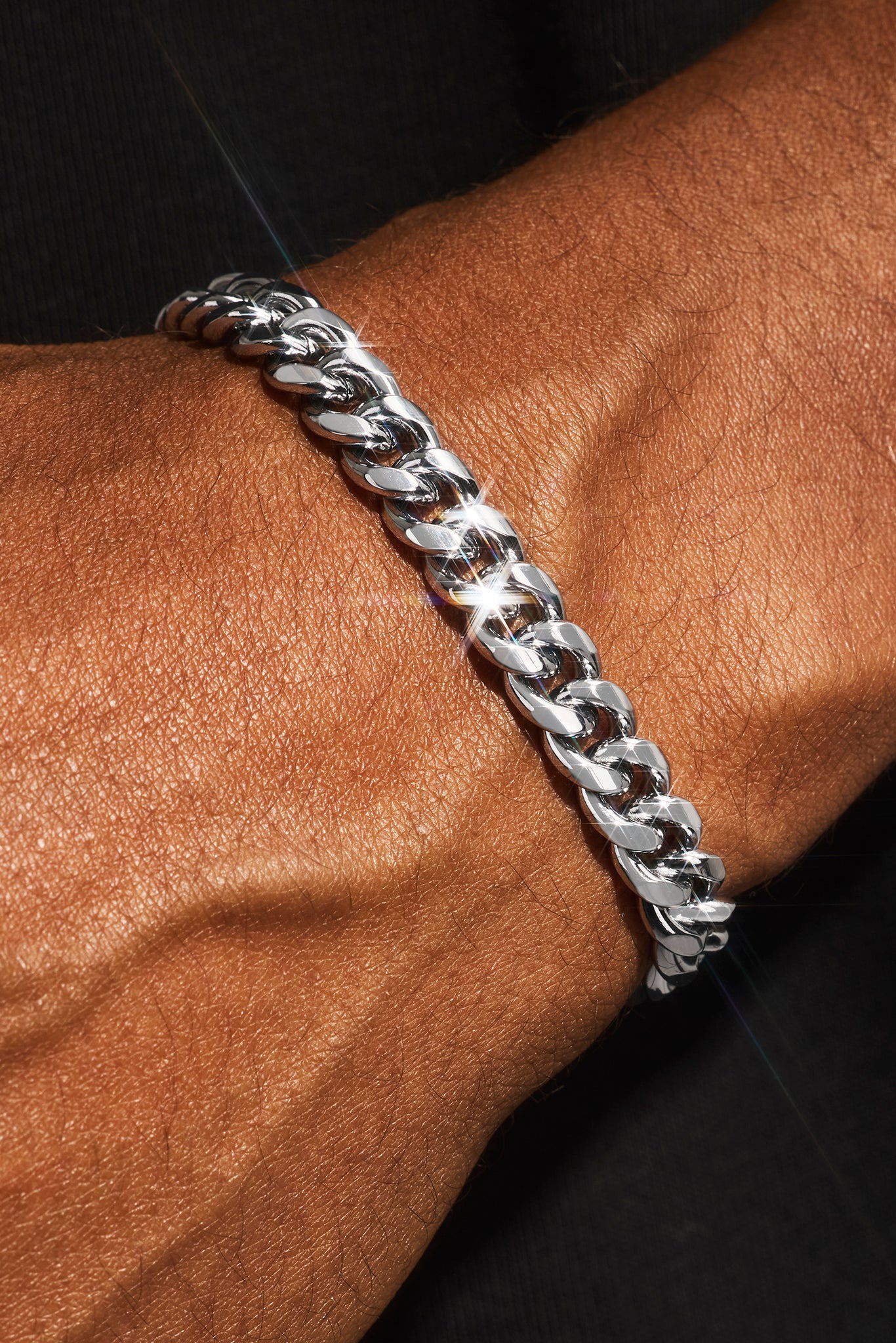 Miami Cuban Bracelet - 8mm - White