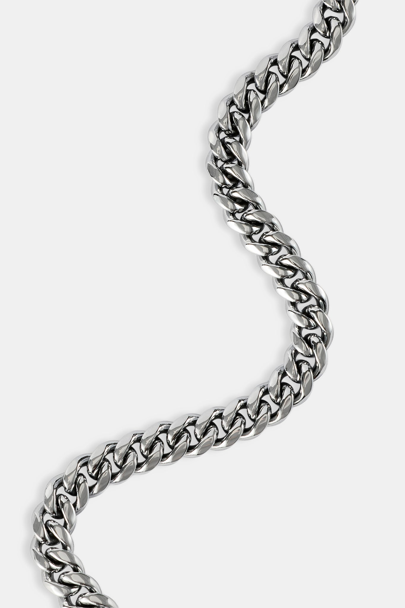 Miami Cuban Chain - 8mm - White – Cernucci US