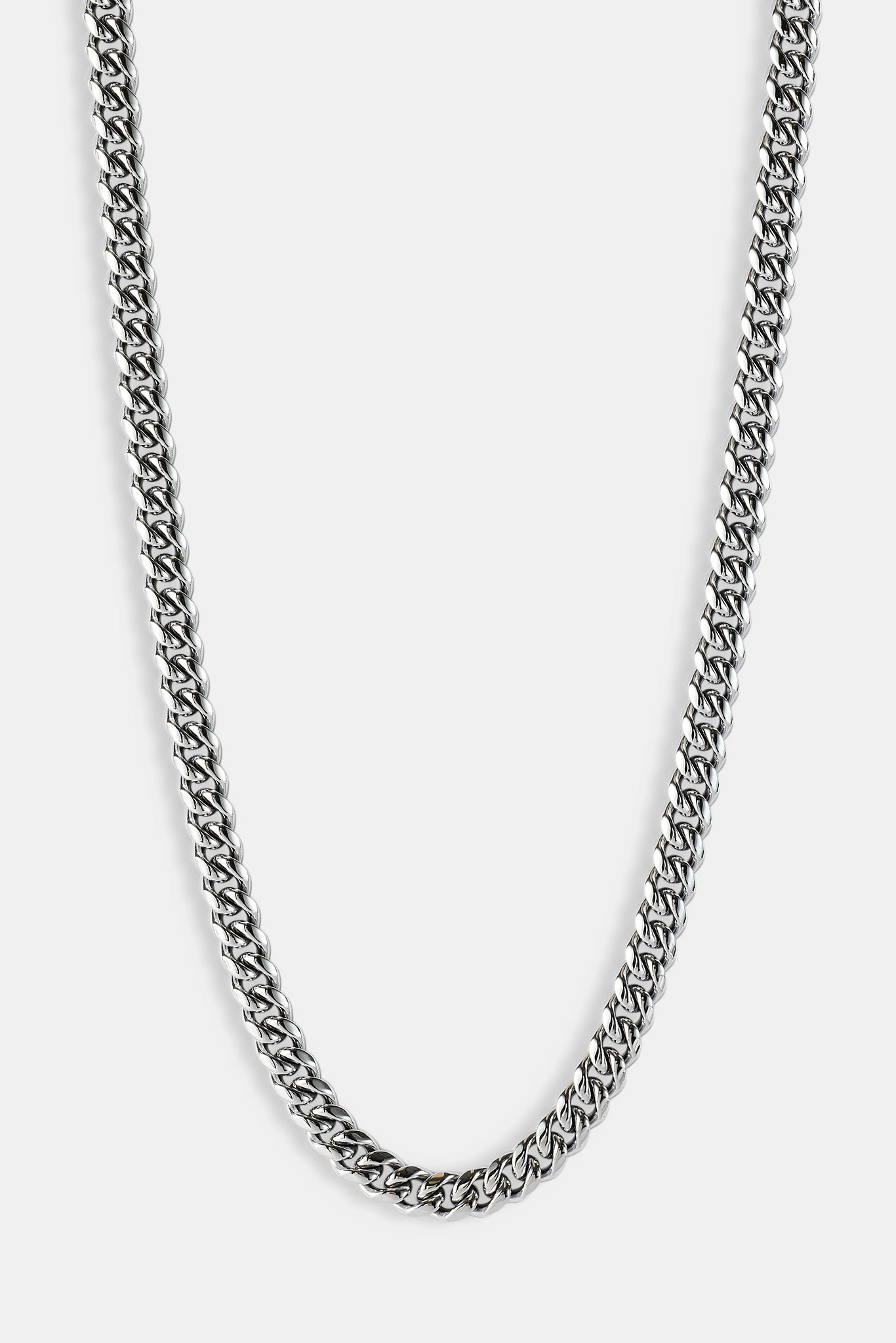 Miami Cuban Chain - 8mm - White – Cernucci US