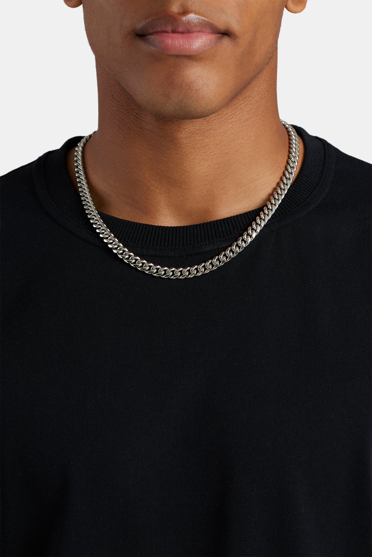 Miami Cuban Chain - 8mm - White – Cernucci US