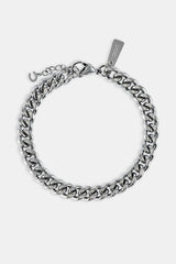 Miami Cuban Bracelet - 8mm - White