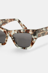 Angled Square Acetate Sunglasses - Tort