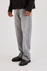 Mens Relaxed Jean - Washed Grey