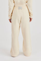 Structured Knit Jogger - Cream
