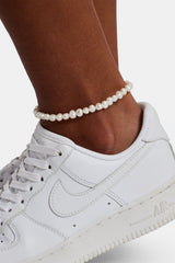 Baroque Freshwater Pearl Anklet - 6mm