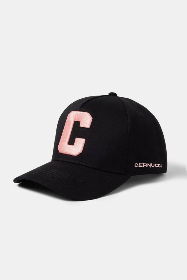 C Pink Embroidered Hat